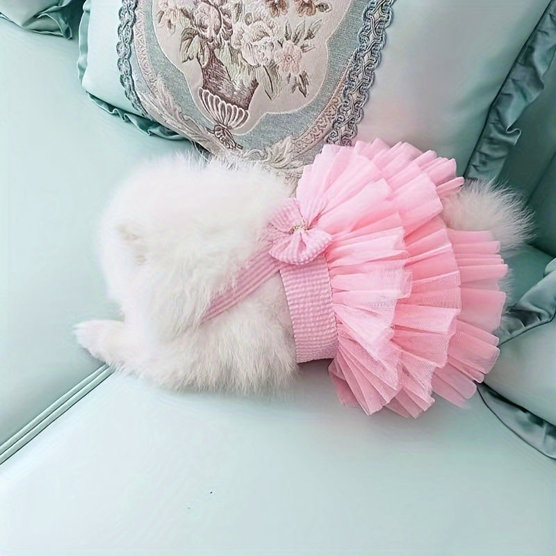 Adorable Princess Dress For Dogs - Perfect Costume For Small Dogs, Puppy Skirt