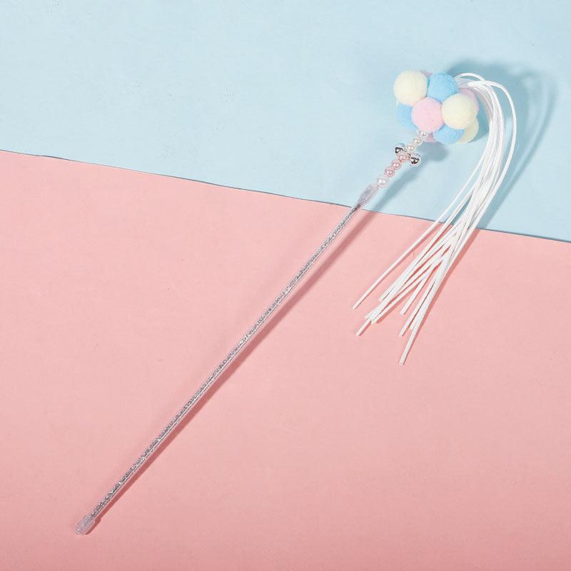Interactive Kitty Bell Wand - Engage Your Cat With Playful Fun!