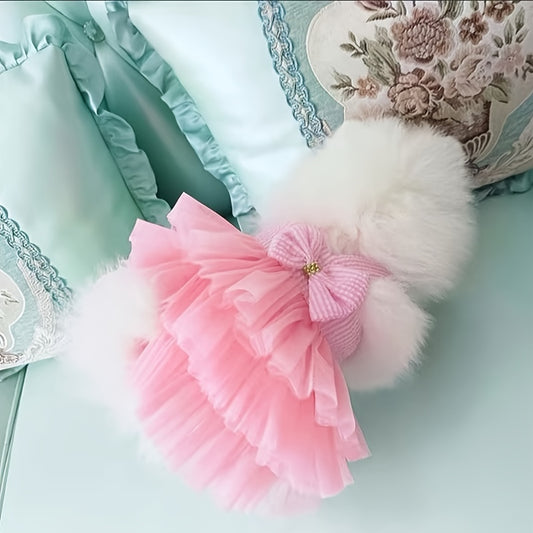 Adorable Princess Dress For Dogs - Perfect Costume For Small Dogs, Puppy Skirt