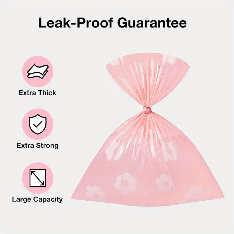 105 BAGS VETRESKA Dog Poop Bags with Dispenser Lavender Scented Guaranteed Leak Proof and Extra Thick Pet Waste Bags for Walking Dog and Cats Litter 1 Bag Holder and 105 Bags 7 Refill Rolls, Poop Bags for Dogs