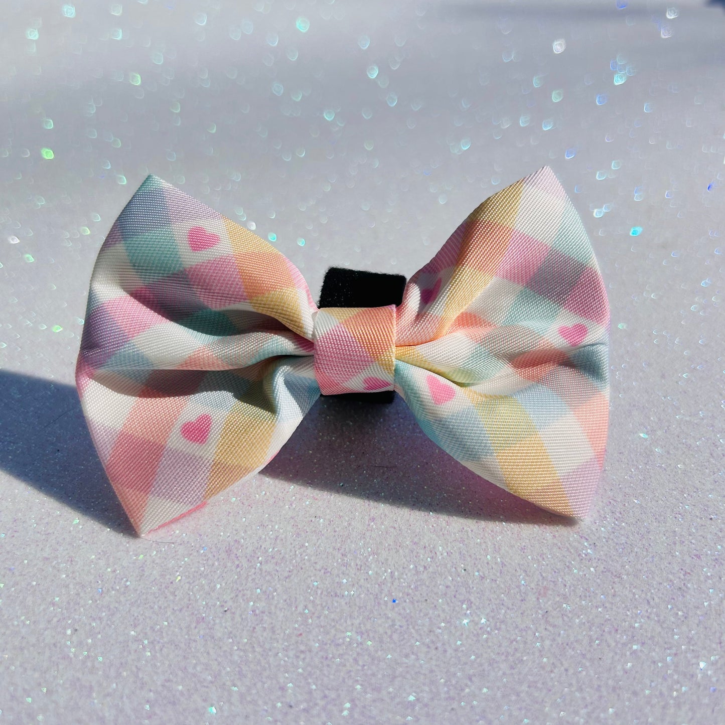 Dog Bow Tie - Pastel Vichy