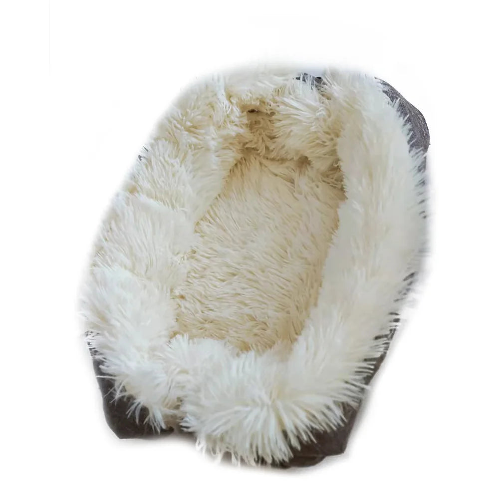 Pet Bed for Dogs Cats - Plush Fur Cozy Pet Pad Dual Use Dog Bed Cat Mat