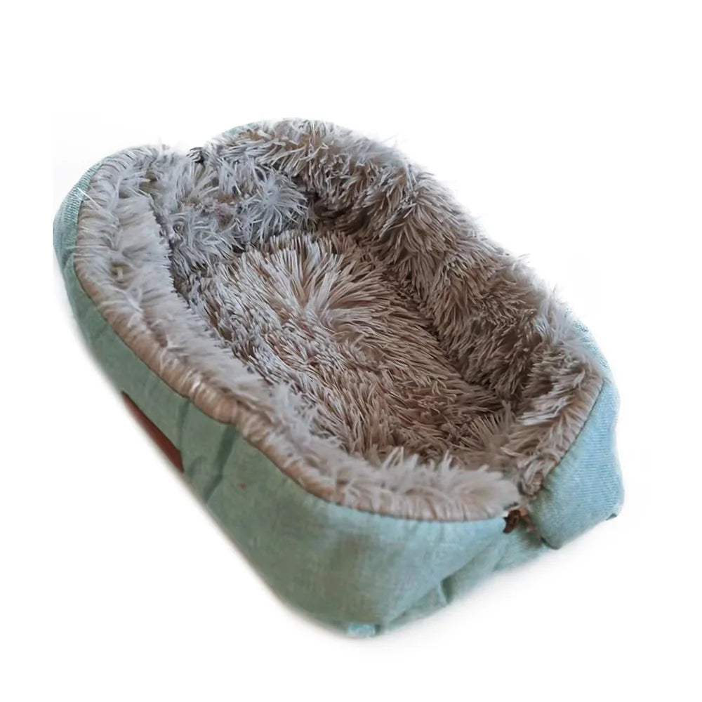 Pet Bed for Dogs Cats - Plush Fur Cozy Pet Pad Dual Use Dog Bed Cat Mat