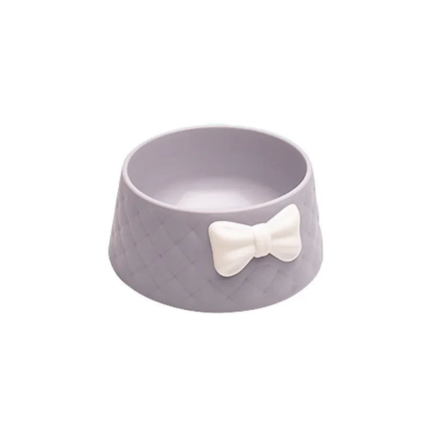 Pet Dog Food Bowls ,Lovely Bowknot Puppy Feeder Dish Bowl,Feeders Bow Cat Bowl For Water Sweet Princess Pet Feeding Bowls миски