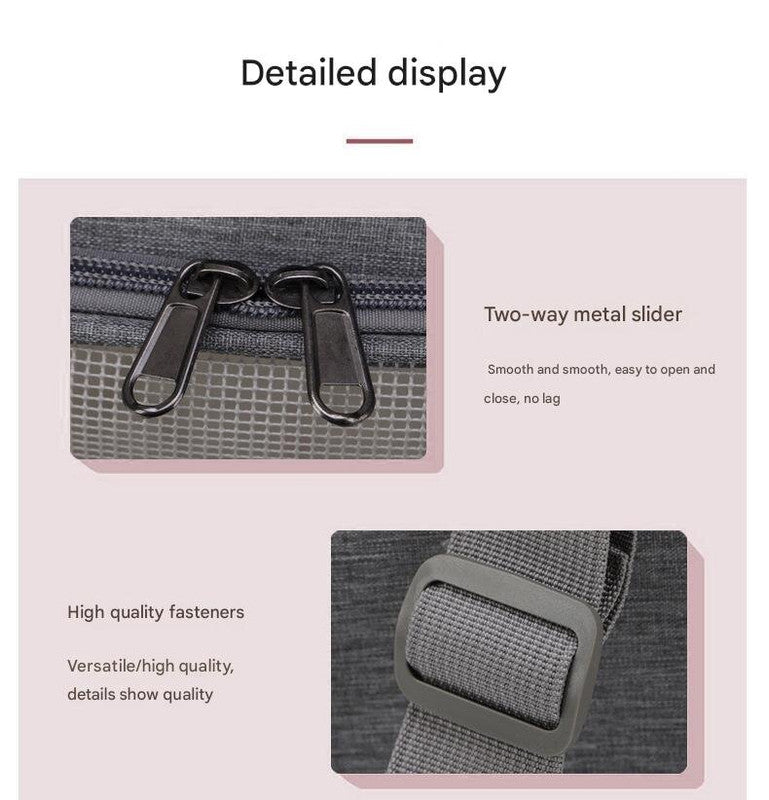 NNEDSZ Pink Portable Pet Travel Carrier Bag - Foldable, Durable, and Comfortable for Small Dogs & Cats 50cmx34cmx34cm