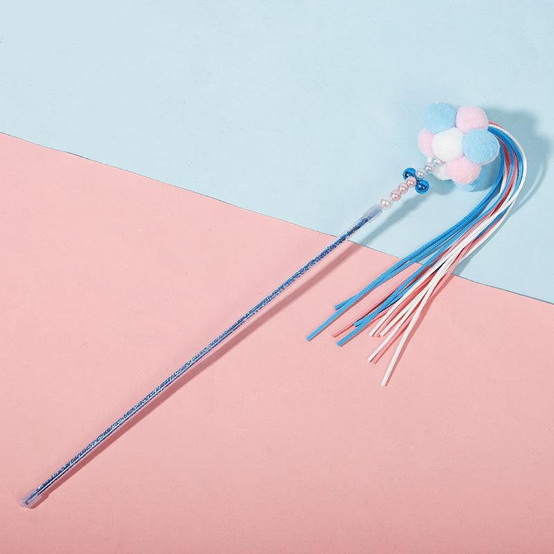 Interactive Kitty Bell Wand - Engage Your Cat With Playful Fun!