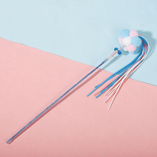 Interactive Kitty Bell Wand - Engage Your Cat With Playful Fun!