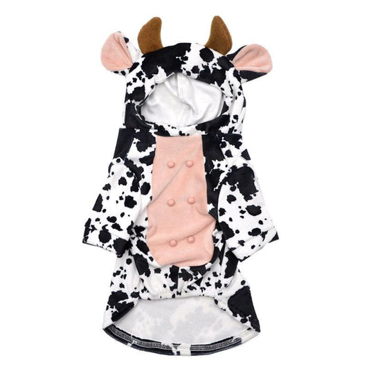 Cow Print Pet Costume - Adorable And Creative Dog Clothes