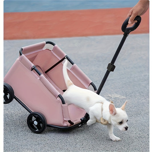 Cart, Approved By Airlines For Carrying Wheeled Dog Bags With Wheels, Suitable For Small And Medium-sized Dogs And Cats